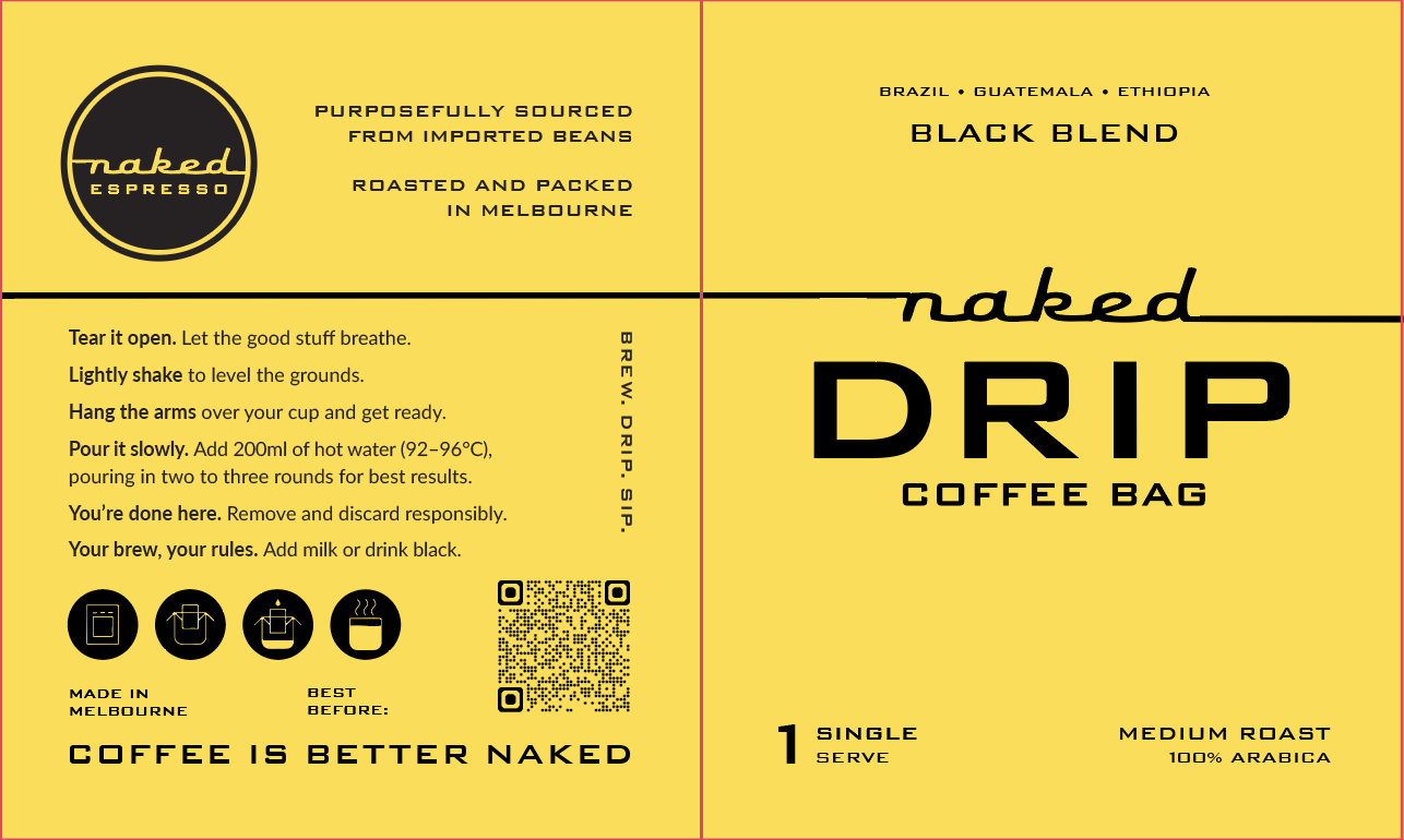 Naked Drip Bag